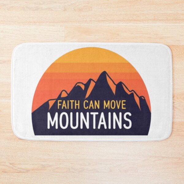 Item preview, Faith Can Move Mountains designed and sold by Dreprogress.