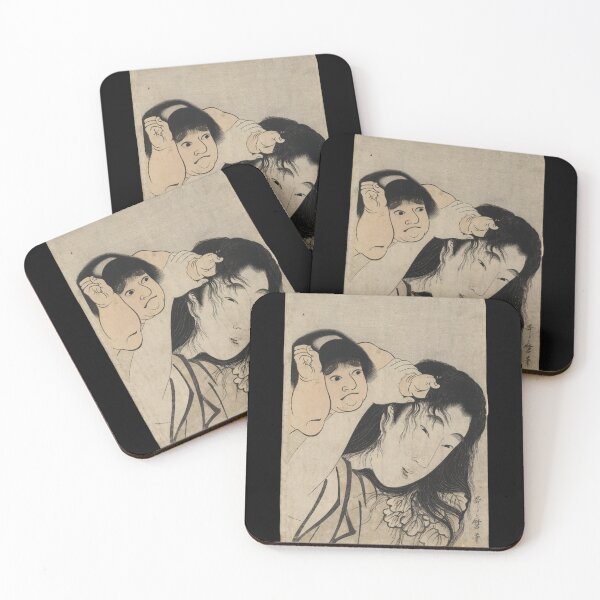 Item preview, VINTAGE Kintaro Grabbing Yamauba's Hair 1801 designed and sold by SZPdezigns.