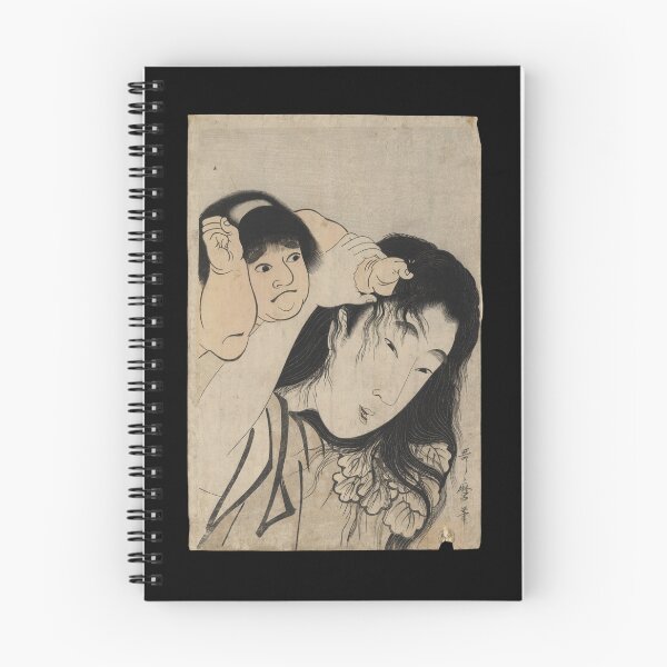 Item preview, VINTAGE Kintaro Grabbing Yamauba's Hair 1801 designed and sold by SZPdezigns.