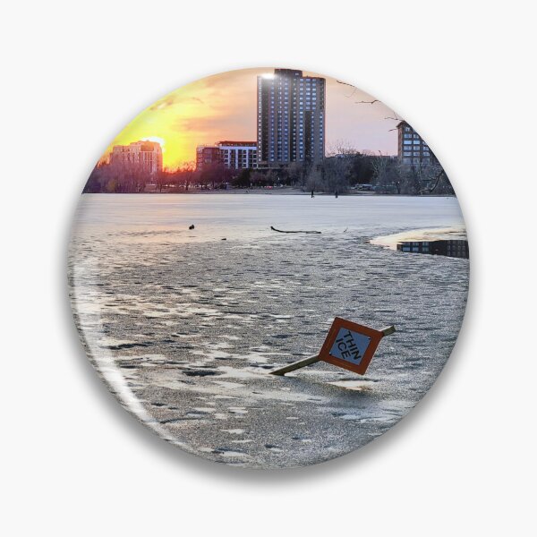 Item preview, Minneapolis Skyline Thin Ice designed and sold by Baileypaints.