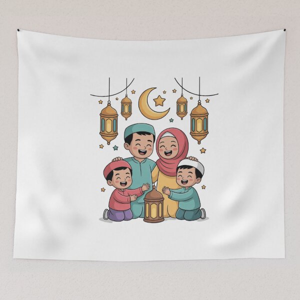 Item preview,   Eid Mubarak with family  designed and sold by SHop25souka.