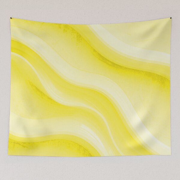 Item preview, Shades of Yellow Wavy Lines Background designed and sold by burbankdesigns.