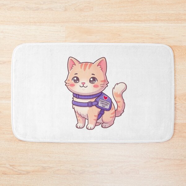 Item preview, The Emotional Support Kitty Cat designed and sold by stickerstore333.