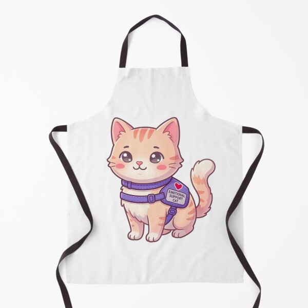 Item preview, The Emotional Support Kitty Cat designed and sold by stickerstore333.