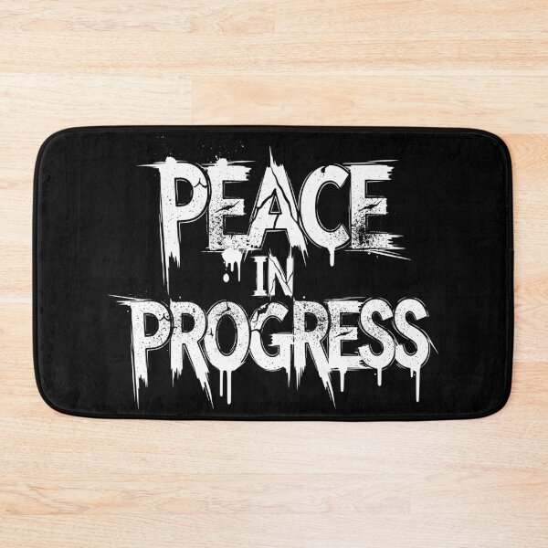 Item preview, Peace In Progress - Edgy Streetwear Grunge Typography designed and sold by LockjowArt.