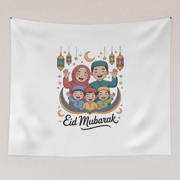 Item preview, Copy of   Eid Mubarak with family  designed and sold by SHop25souka.