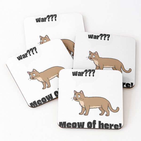 Item preview, War, Funny Cat  designed and sold by The Laughing Lab.
