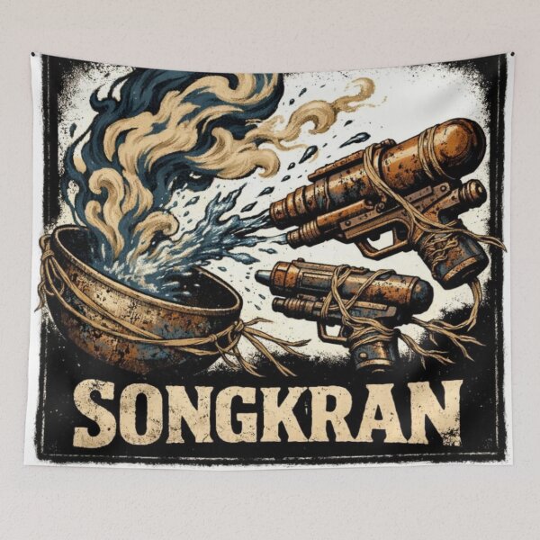Item preview, Vintage Songkran Splash designed and sold by I-HERE.