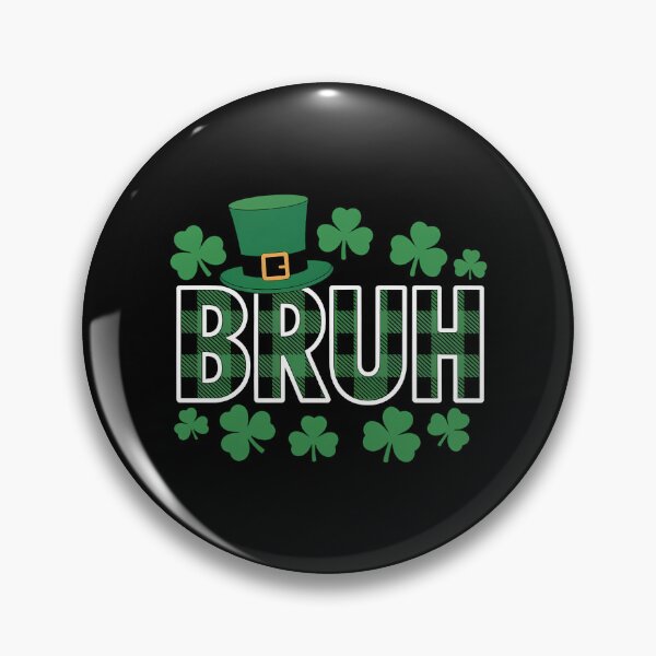 Item preview, Bruh St Patricks Day Green Plaid designed and sold by HellD3vil-Art.