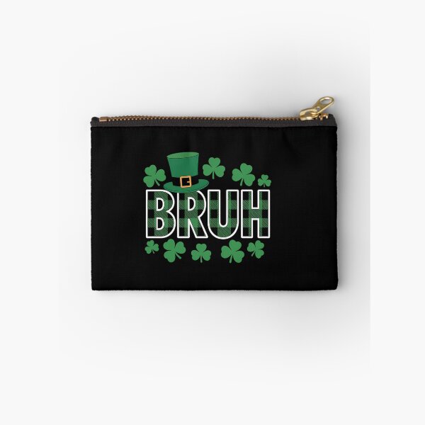 Item preview, Bruh St Patricks Day Green Plaid designed and sold by HellD3vil-Art.