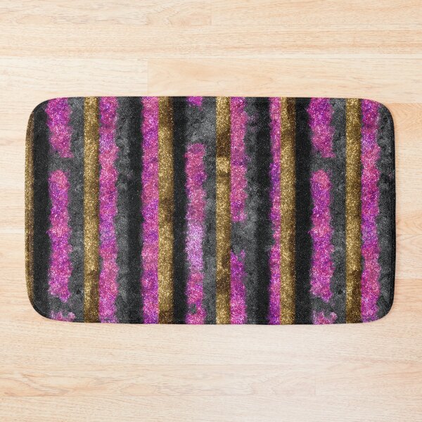 Item preview, Hot Pink Gold Glam Stripes designed and sold by bubblegoth.