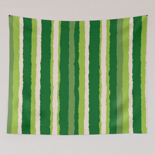 Item preview, Sage Green Cream Stripe Pattern designed and sold by bubblegoth.