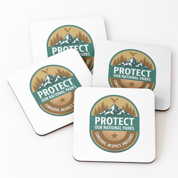 Item preview, Protect Our National Parks Save The Environment Public Lands Keep It Wild designed and sold by SkeletonsDanger.