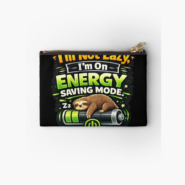 Item preview, Funny Sloth Energy Saving Mode designed and sold by Black Anvil Art.