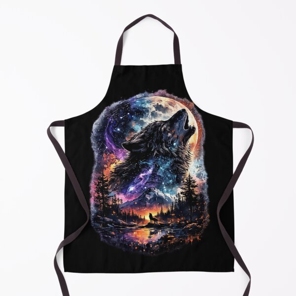 Item preview, Cosmic Wolf Moon designed and sold by Black Anvil Art.