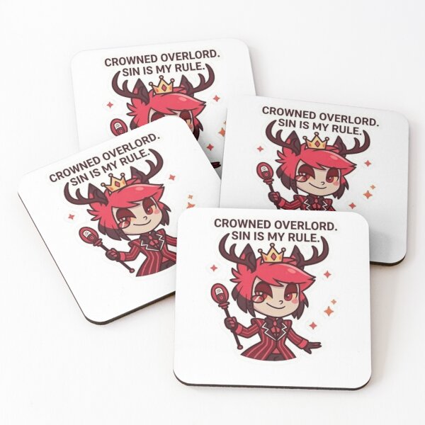 Item preview, Hazbin Hotel Sticker: Charlie, Alastor, Angel Dust designed and sold by ErdinaStudio.