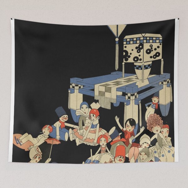 Item preview,  Art Deco Illustration Circus Performers Fantasy Vintage Art Lovers designed and sold by RickE.