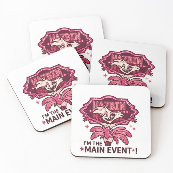 Item preview, Hazbin Hotel Sticker: Charlie, Alastor, Angel Dust designed and sold by ErdinaStudio.