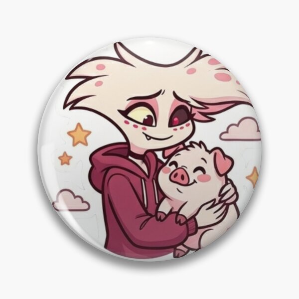 Item preview, Hazbin Hotel Sticker: Charlie, Alastor, Angel Dust designed and sold by ErdinaStudio.