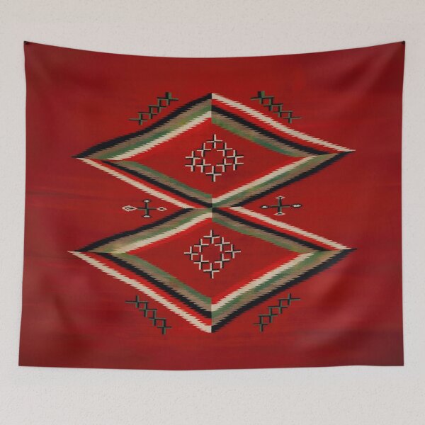 Item preview, Navajo Child Blanket from c.1865 Reprint designed and sold by Big Bang Canvas.