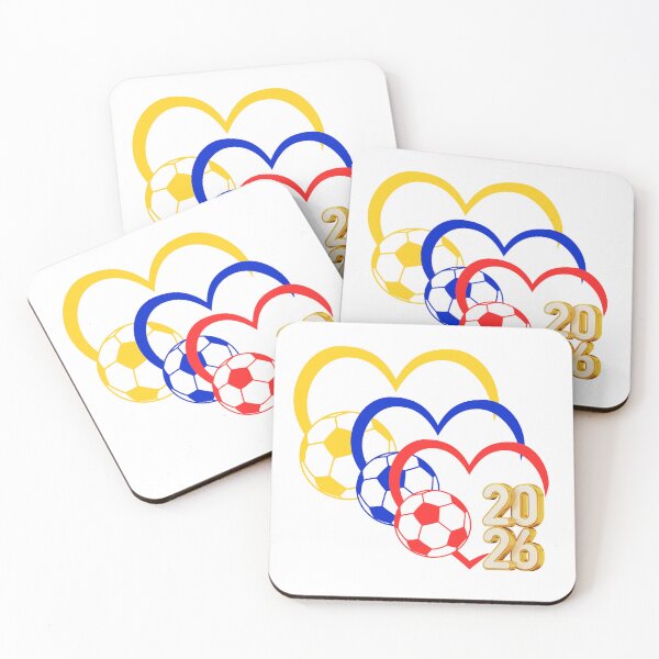 Item preview, Football 2026 Hearts Colombia Sports Design designed and sold by ArtMochis.