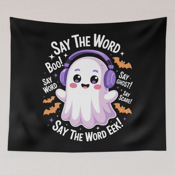 Item preview, Halloween Audiologist Cute Ghost Spooky Audiology designed and sold by HellD3vil-Art.