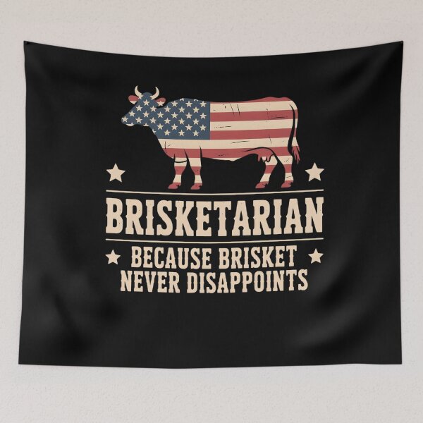 Item preview, Bristketarian Because Brisket Never Disappoints Shirt BBQ Lover Funny T-shirt ,BBQ Smoking , Grille designed and sold by THREE LITTLE BEANS.