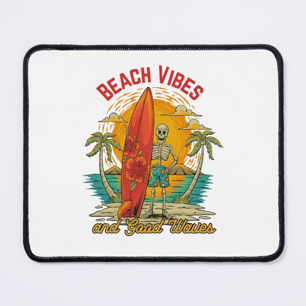 Item preview, Beach Vibes and Good Waves designed and sold by LuveraxArt.