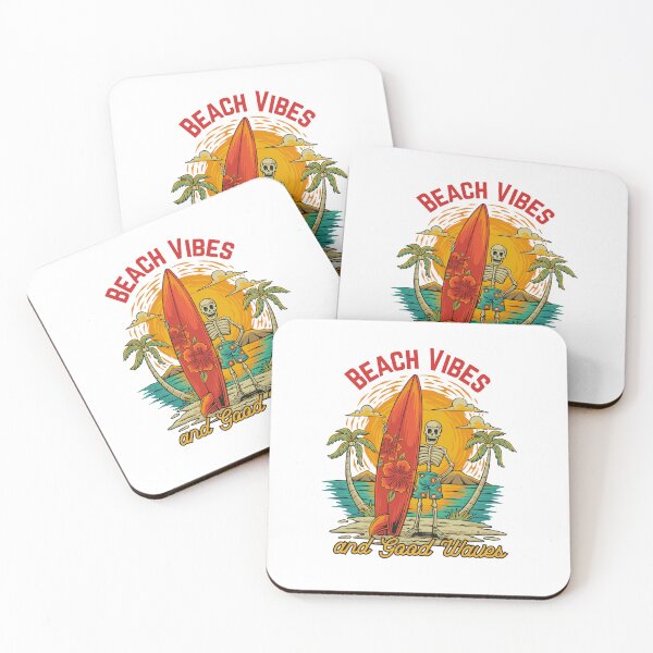 Item preview, Beach Vibes and Good Waves designed and sold by LuveraxArt.