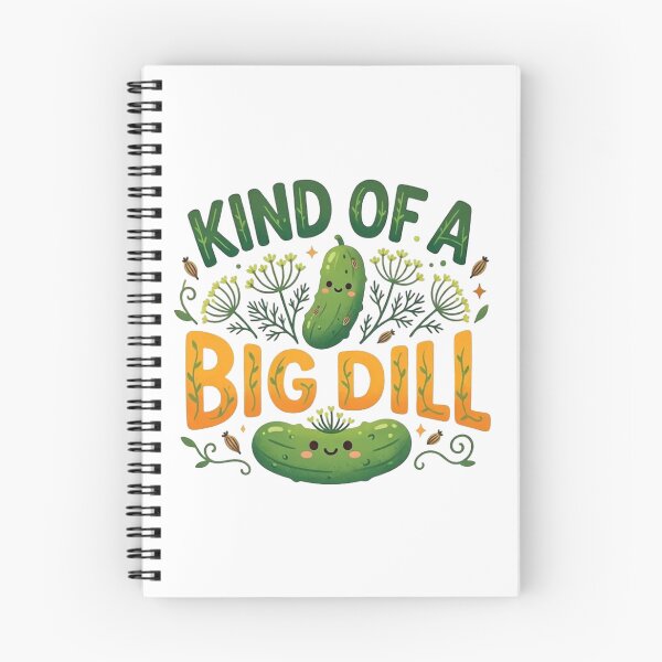 Item preview, Kind of a Big Dill - Cute Kawaii Pickle Food Pun designed and sold by RohiMade.