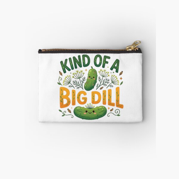 Item preview, Kind of a Big Dill - Cute Kawaii Pickle Food Pun designed and sold by RohiMade.