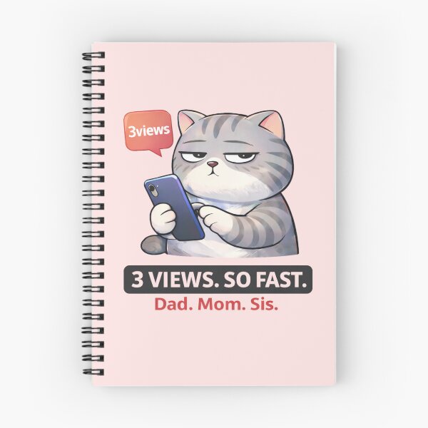 Item preview, 3 Views So Fast Funny Creator Life Cat Meme Design designed and sold by Mindworx21.