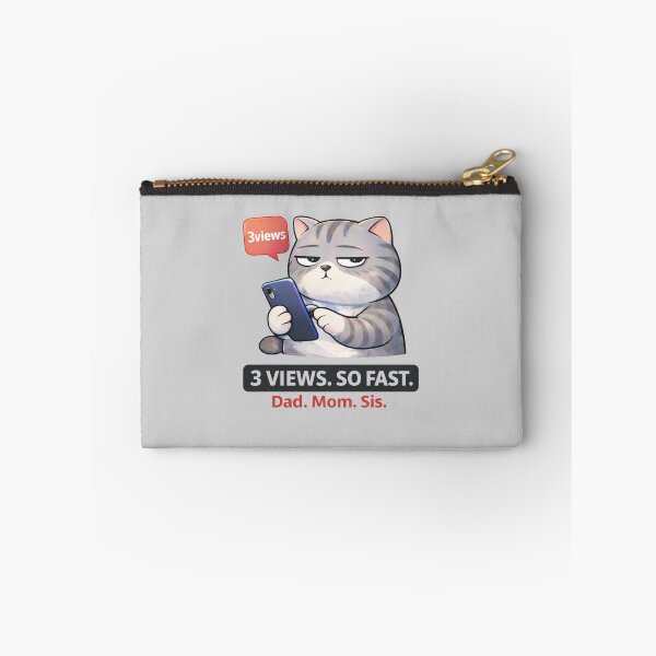 Item preview, 3 Views So Fast Funny Creator Life Cat Meme Design designed and sold by Mindworx21.