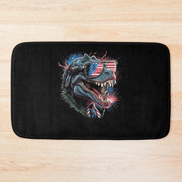 Item preview, T Rex Dinosaur 4th of July American Flag USA America Funny designed and sold by Boutkimaewab.