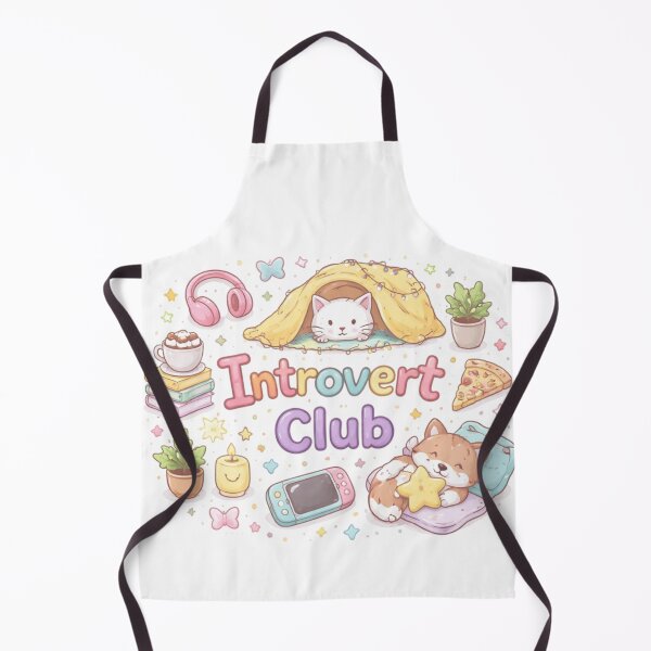 Item preview, Cute Introvert Club Aesthetic Design | Cozy Introvert Life Pastel Kawaii Art | Anti Social Club Funny Quote designed and sold by Sanika arts .