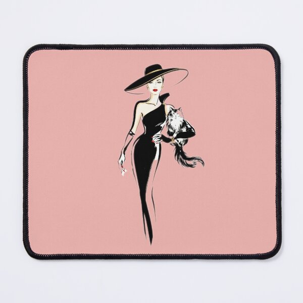 Item preview, A beautiful lady with a cat. designed and sold by Natalia-Vlad.