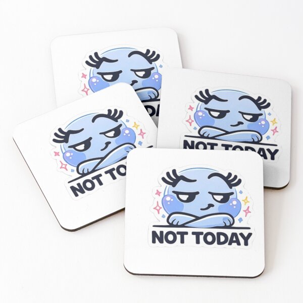 Item preview, UDUM Not today Mood Sticker – For Those Who Get It designed and sold by UDUM Mood.