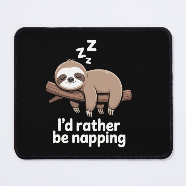 Item preview, Cute Sleeping Lazy Sloth I'd Napping Nap designed and sold by HellD3vil-Art.