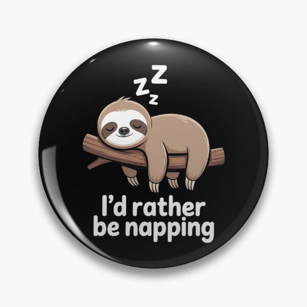 Item preview, Cute Sleeping Lazy Sloth I'd Napping Nap designed and sold by HellD3vil-Art.