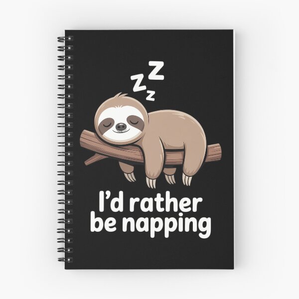 Item preview, Cute Sleeping Lazy Sloth I'd Napping Nap designed and sold by HellD3vil-Art.