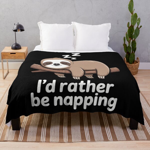 Item preview, Cute Sleeping Lazy Sloth I'd Napping Nap designed and sold by HellD3vil-Art.