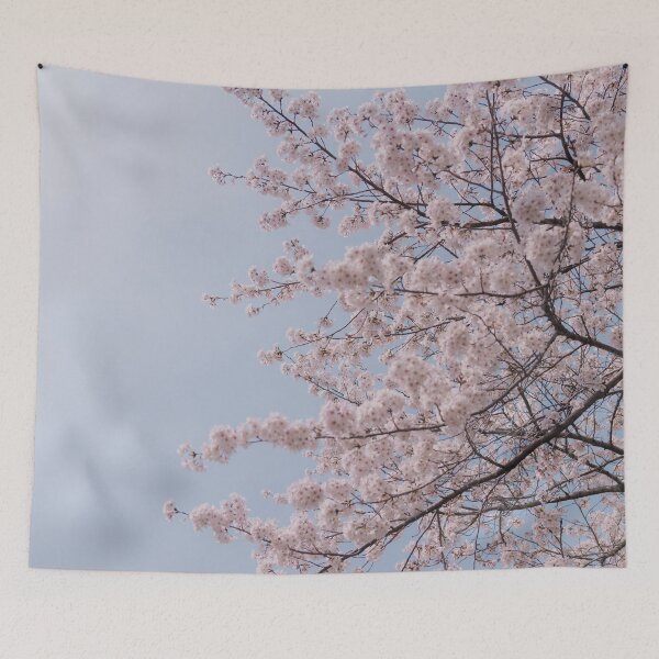 Item preview, Cherry Blossoms Beneath a Blue Spring Sky designed and sold by Akquired Taste.