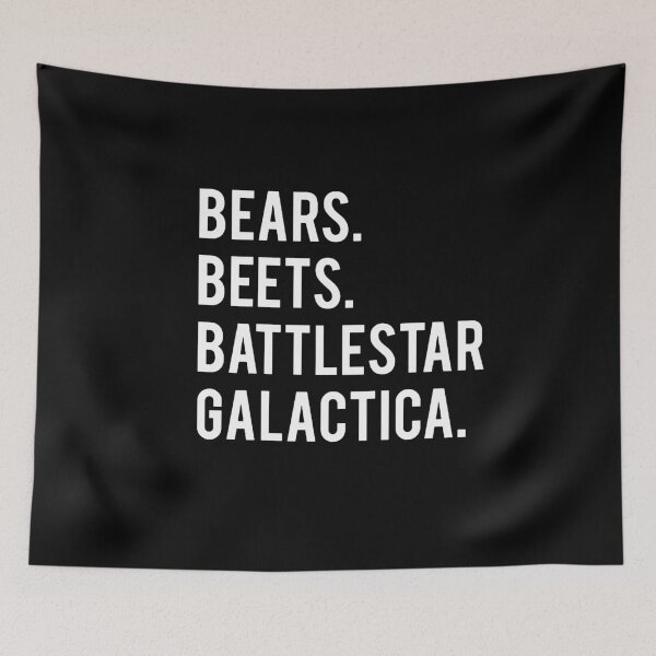 Item preview, Bears Beets Battlestar Galactica  designed and sold by kristinharoldy.