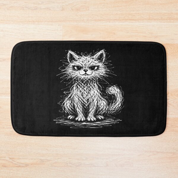 Item preview, Feral Scribble Cat Grunge Art designed and sold by CHIFOUR4.