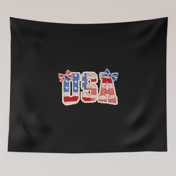 Item preview, USA 250 Coquette Bow Patriotic designed and sold by CHIFOUR4.