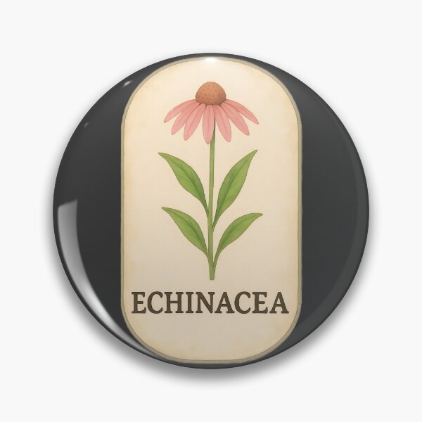 Item preview, Vintage Botanical Herb and Spice Prints: Echinacea designed and sold by PinUpPizzazz.