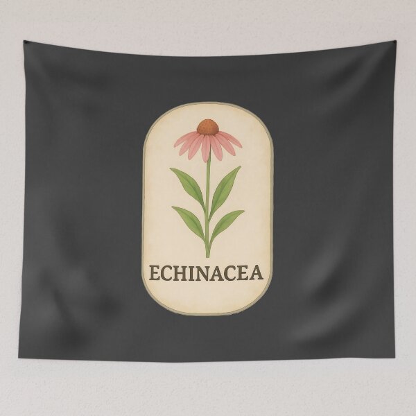 Item preview, Vintage Botanical Herb and Spice Prints: Echinacea designed and sold by PinUpPizzazz.
