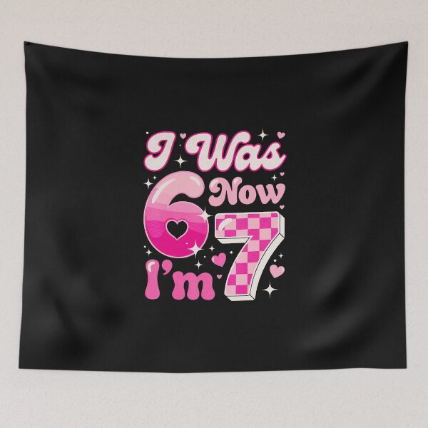 Item preview, I Was 6 Now I'm 7 Meme designed and sold by CHIFOUR4.