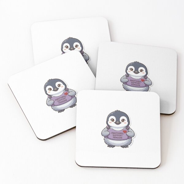 Item preview, The Emotional Support Penguin designed and sold by stickerstore333.