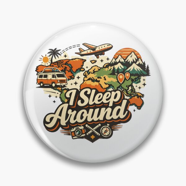 Item preview, Travel - I Sleep Around designed and sold by B-All-Creations.